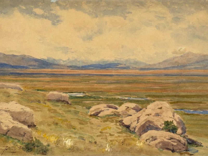 1858-Charles Partridge Adams - South Park, Colorado dalla Midland Railway